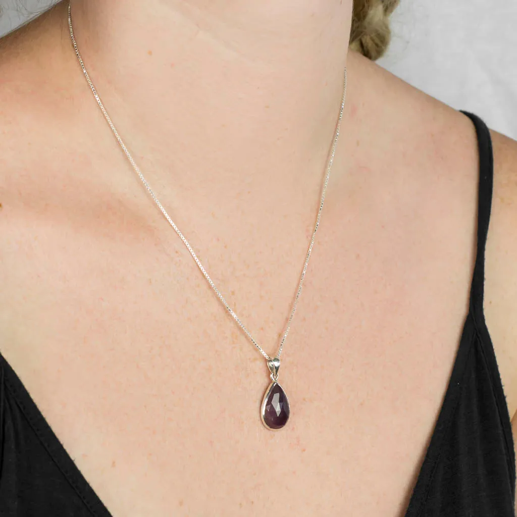 Purple Sapphire Necklace