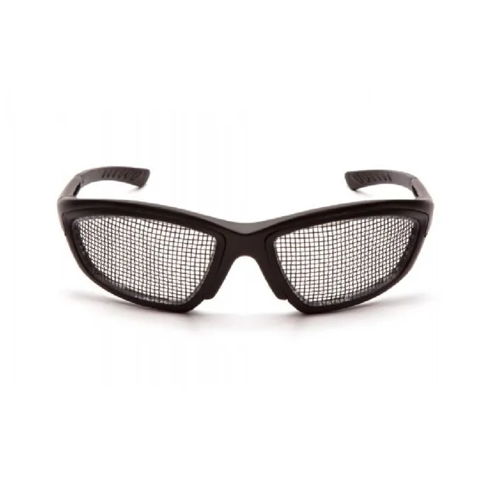 Pyramex SB74WMD Trifecta Wire Mesh Glasses, Black, 1 Each