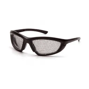 Pyramex SB74WMD Trifecta Wire Mesh Glasses, Black, 1 Each