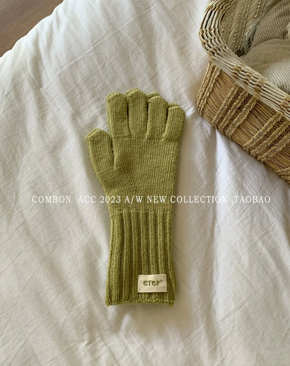 Rabbit Down Blend Wool Knitted Gloves  Stylish Warmth for Every Winter Adventure