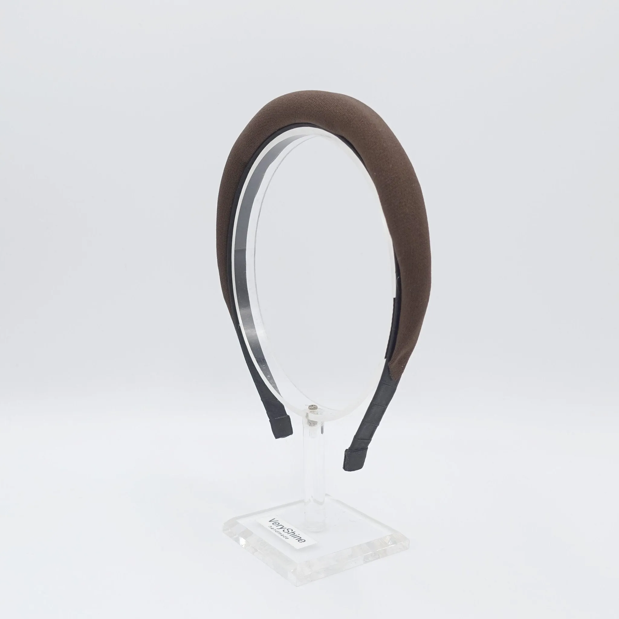 rolled-up padded headband thin stylish fashion hairband for women