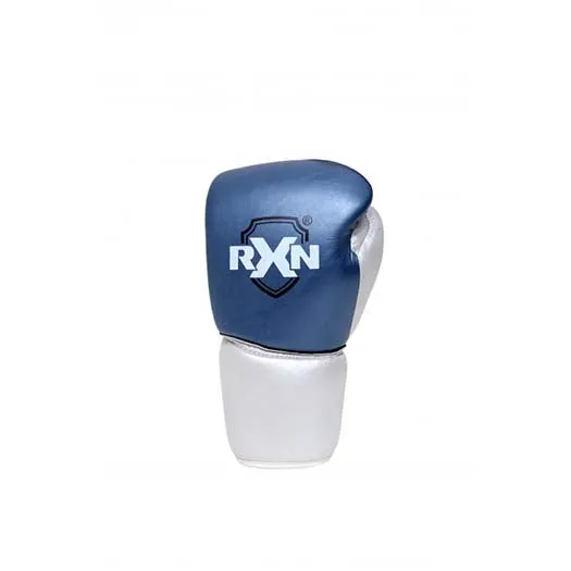 RXN Pro Training Lace-up Boxing Gloves (Blue)