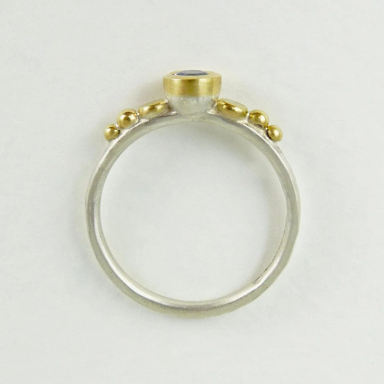 Sapphire Granulation Ring