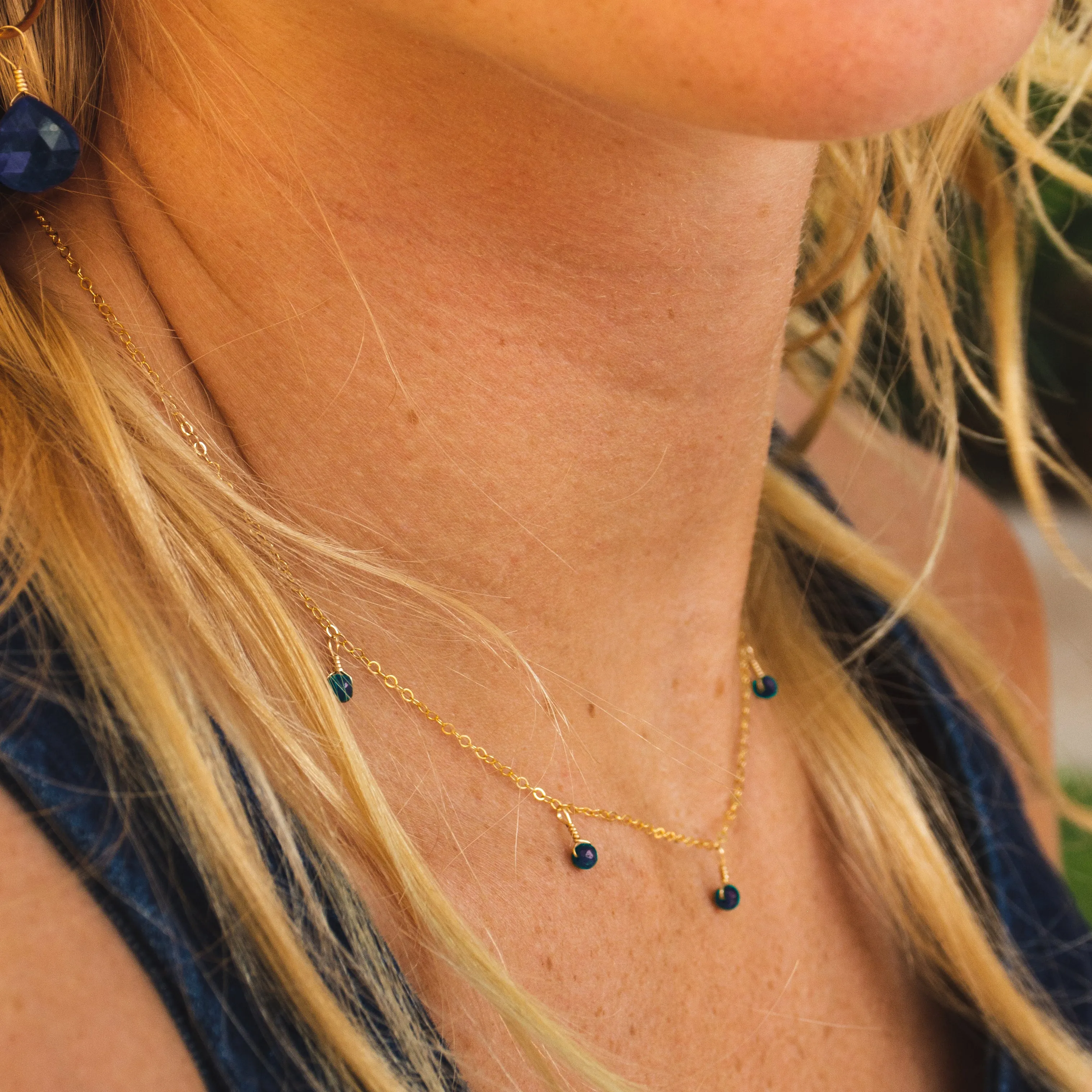 Sapphire Statement Necklace