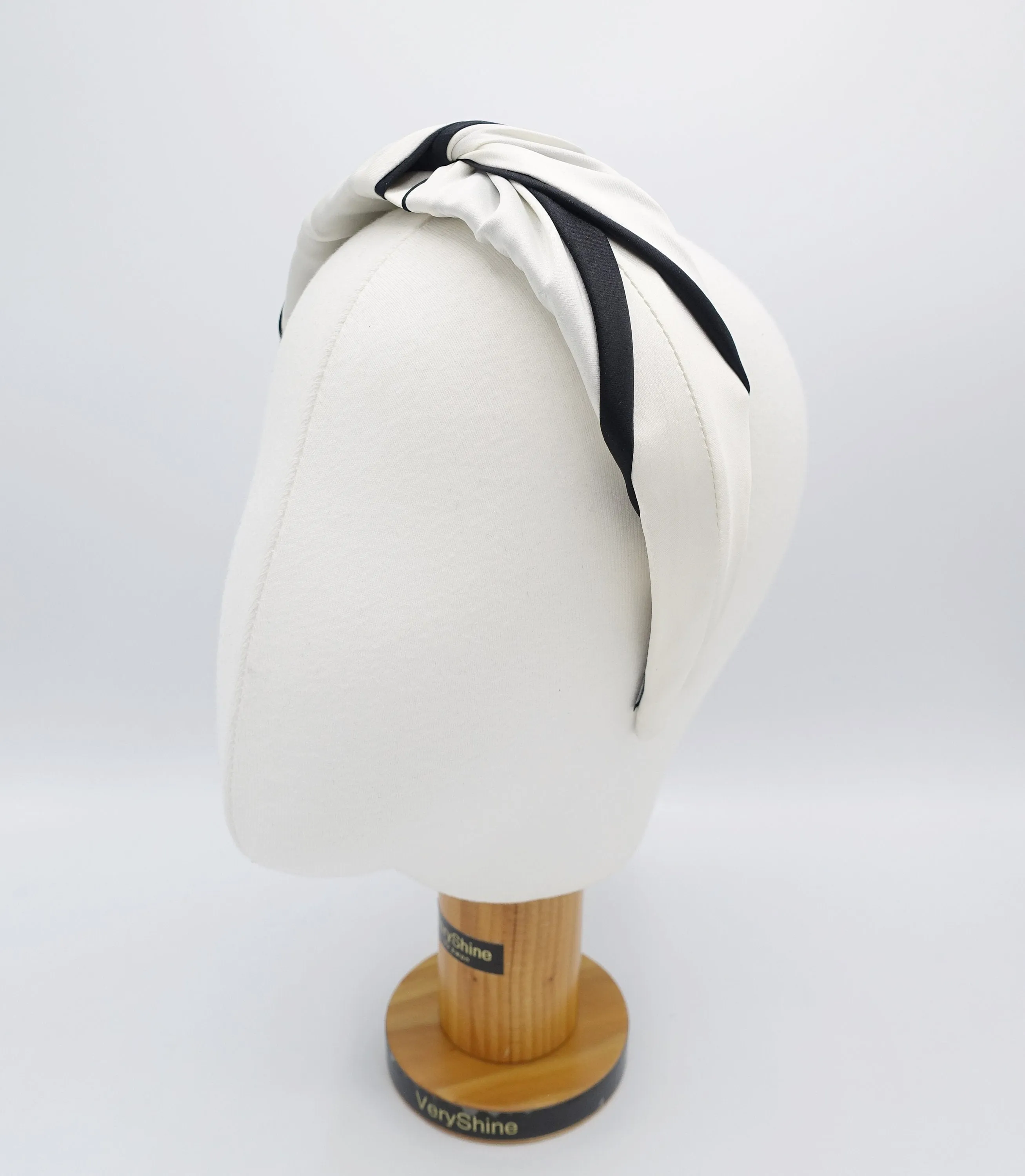 satin headband, cross twist headband for women