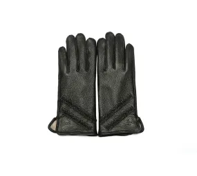 Sheepskin Wool Ladies Leather Gloves Britney