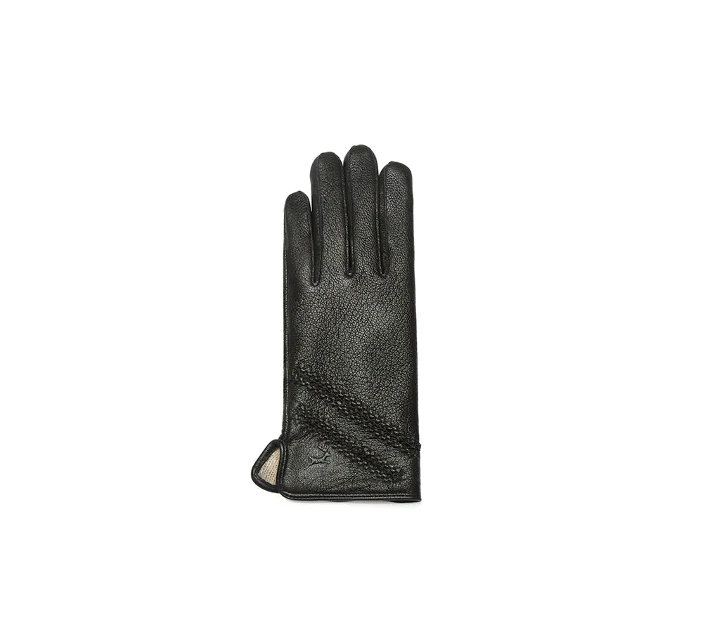 Sheepskin Wool Ladies Leather Gloves Britney