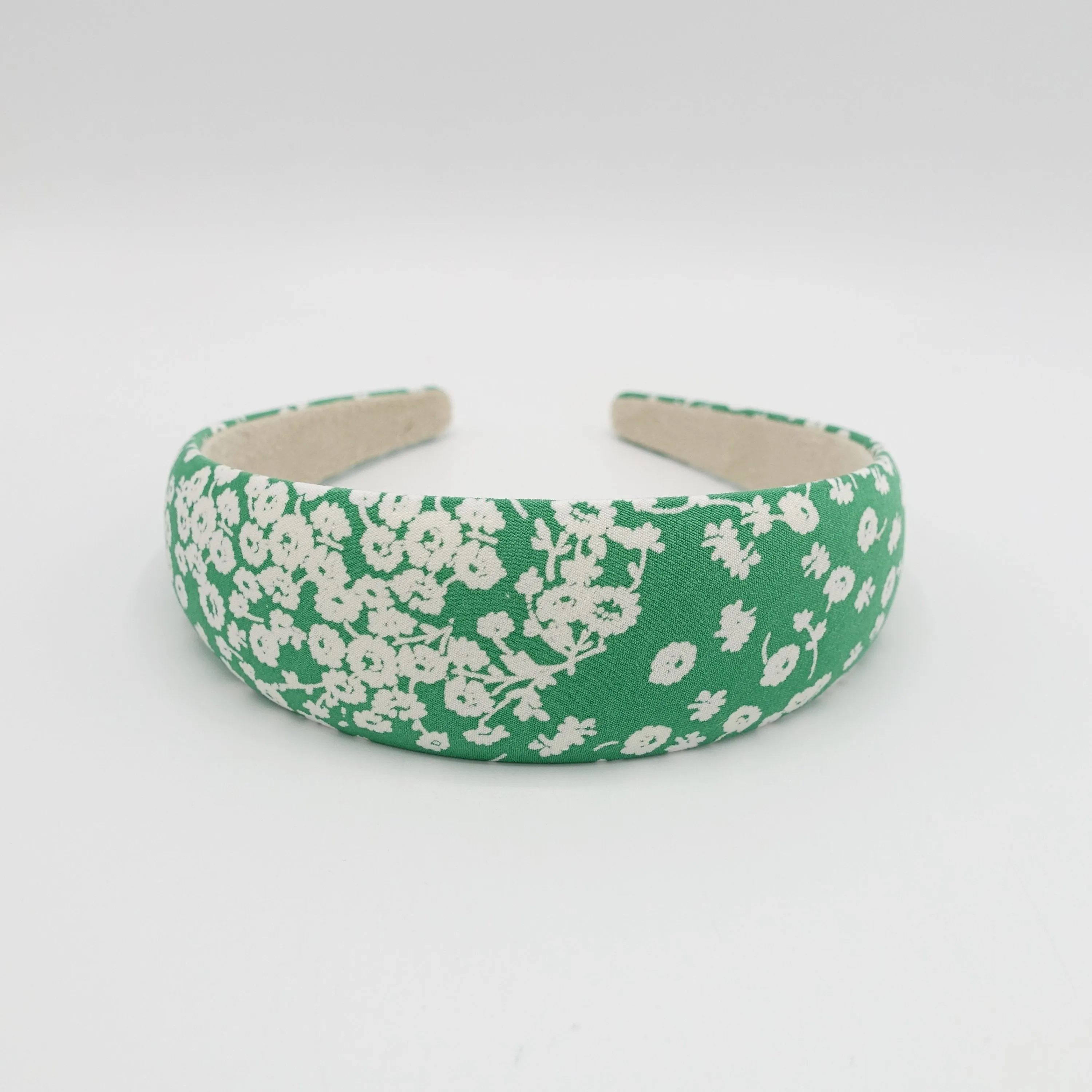 simplified floral headband padded casual hairband for women