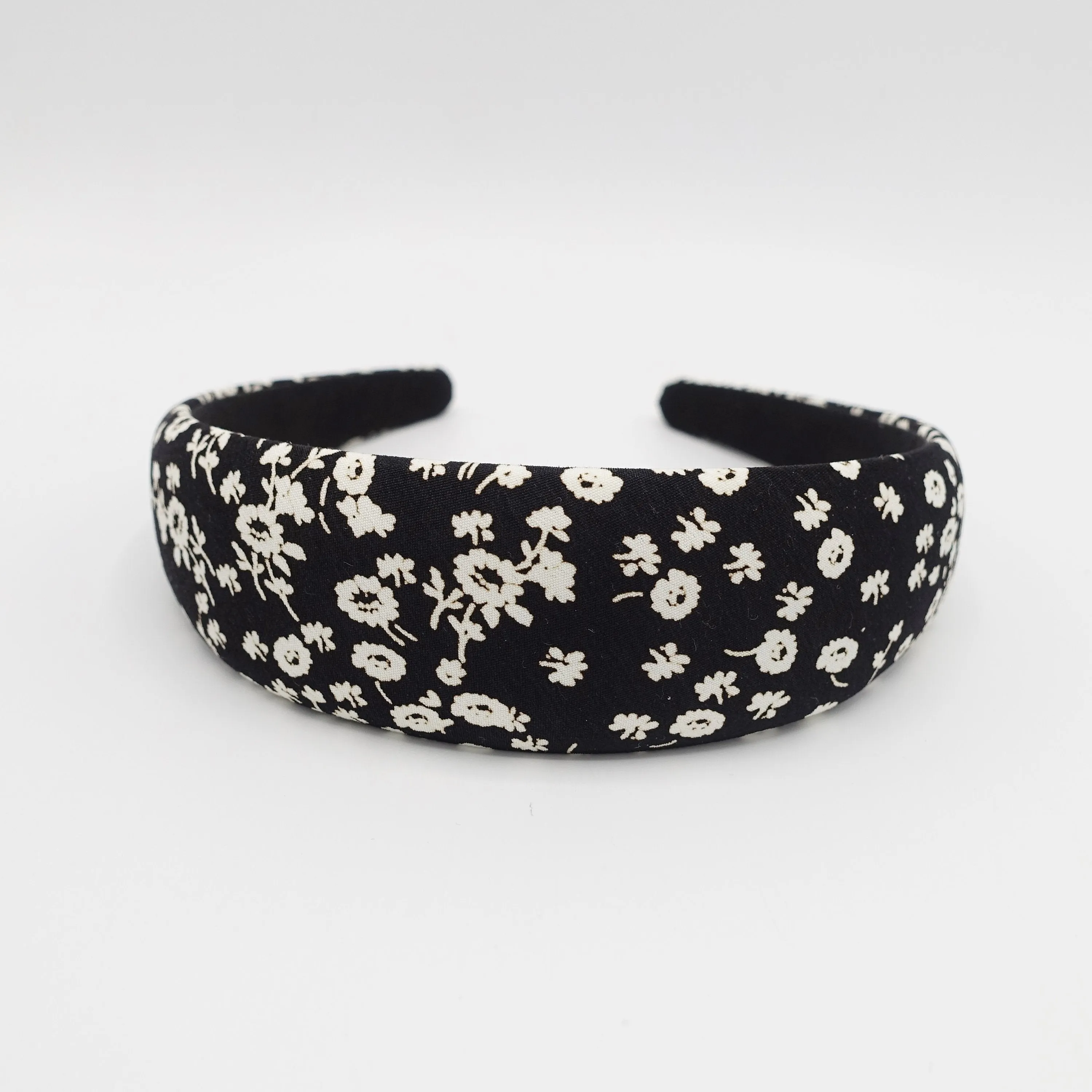 simplified floral headband padded casual hairband for women