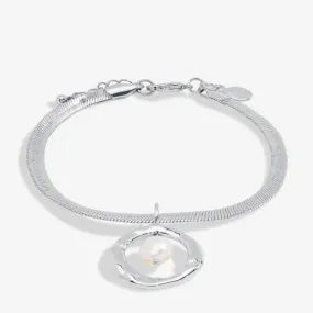 Solaria Baroque Pearl Silver Plated Pendant 18cm   3cm Bracelet 7145