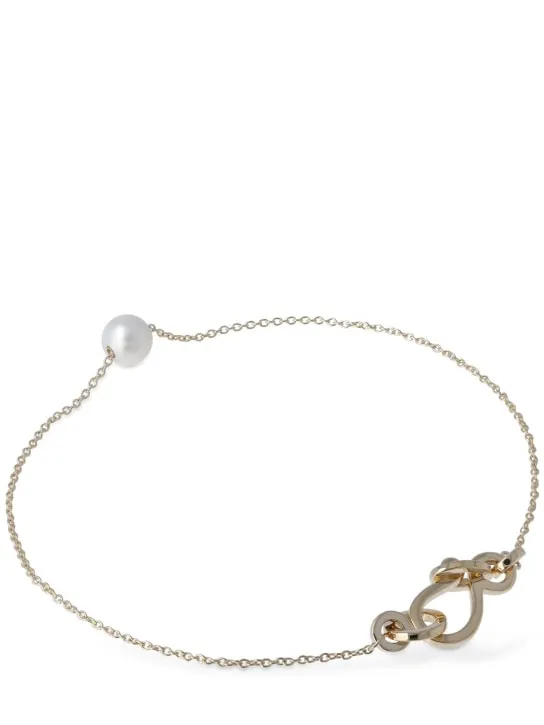 Sophie Bille Brahe   Stella Main 14kt gold &amp; pearl bracelet 