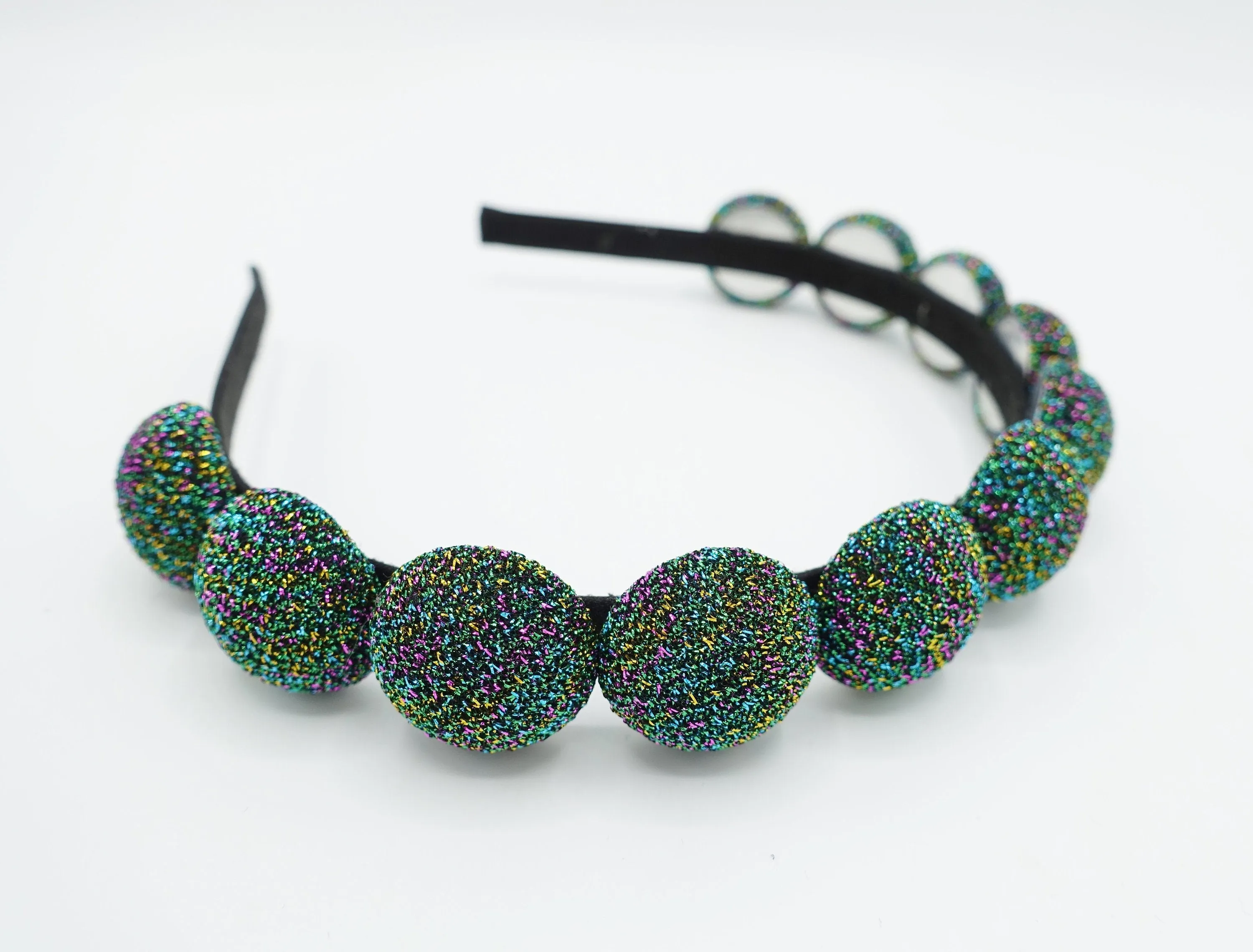 sparkling candy button headband multi color embellished hairband