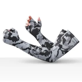 Spring Summer Cycling Gloves Sleeves Cuff for Men Sports Outdoor Camouflage Cool Glove Women Arm Sleeves Sun Protection Ice Silk