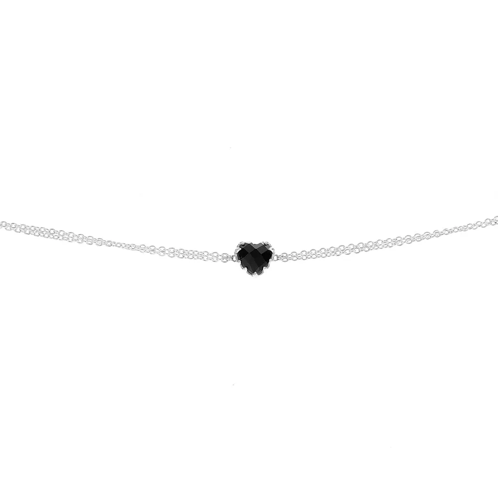 Stolen Girlfriends Club Love Claw Bracelet - Sterling Silver & Onyx