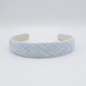 tweed headband, pastel headband, casual headband for women