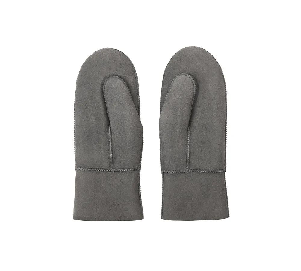 UGG Gloves Fluffy Sheepskin Wool Men Mittens