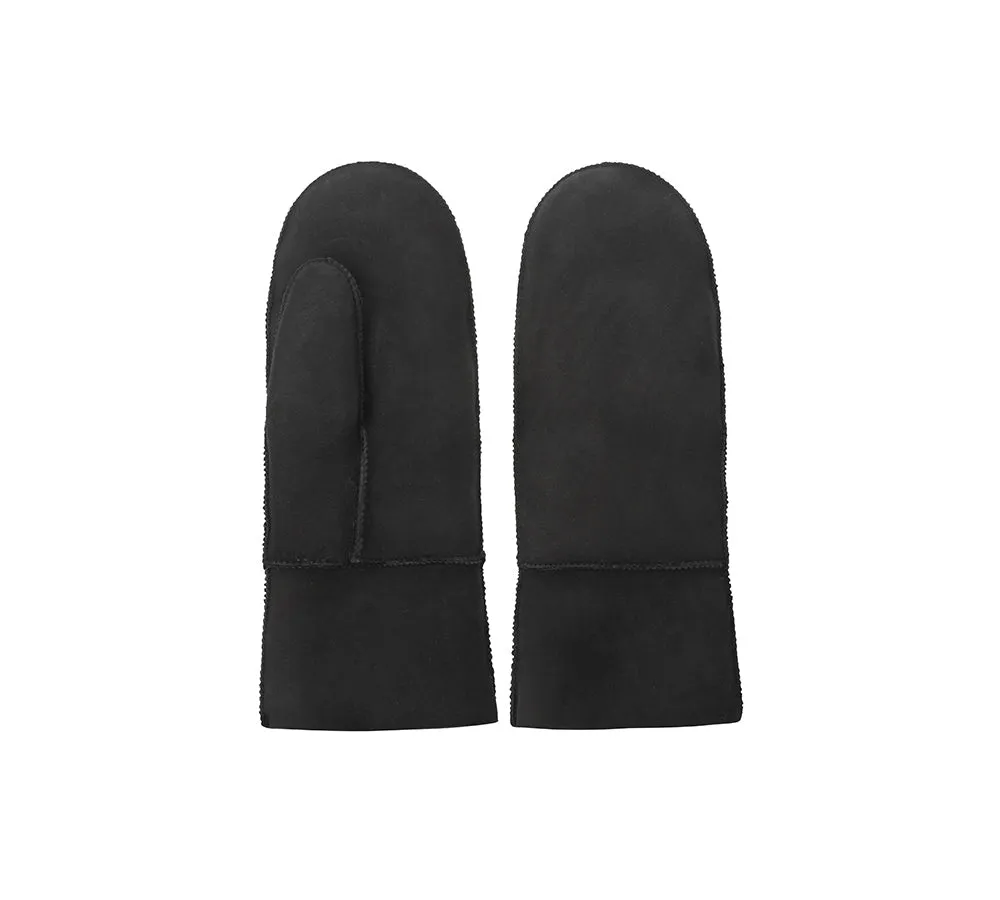 UGG Gloves Fluffy Sheepskin Wool Men Mittens