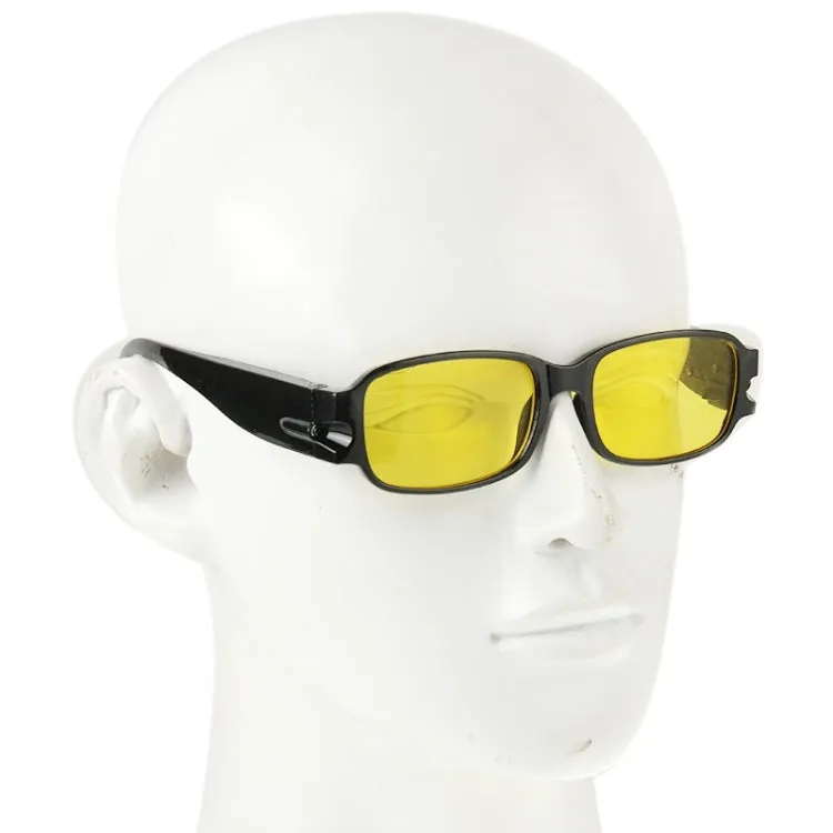 UV Protection Yellow Resin Lens Reading Glasses with Currency Detecting Function,  2.50D