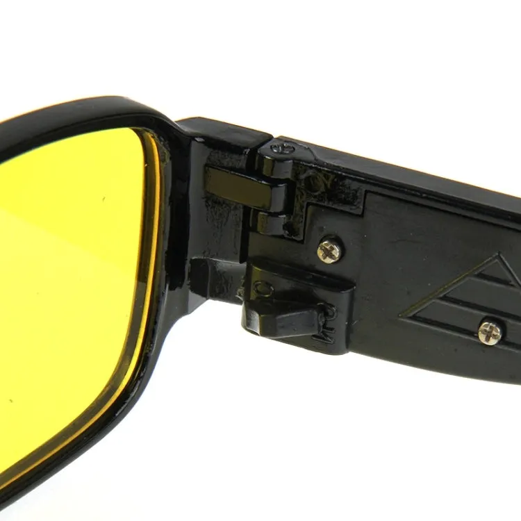 UV Protection Yellow Resin Lens Reading Glasses with Currency Detecting Function,  2.50D