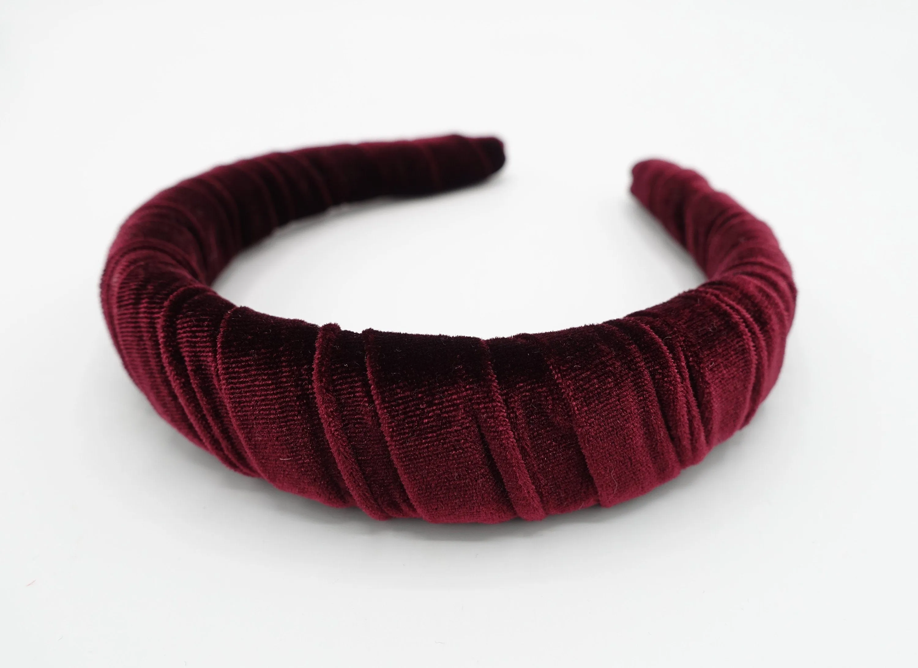 velvet wrap padded headband fashion hair accessory for women