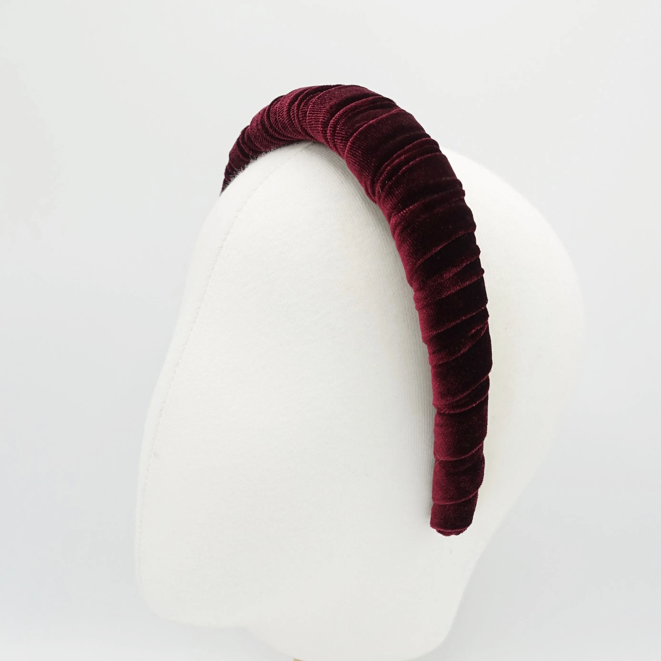 velvet wrap padded headband fashion hair accessory for women