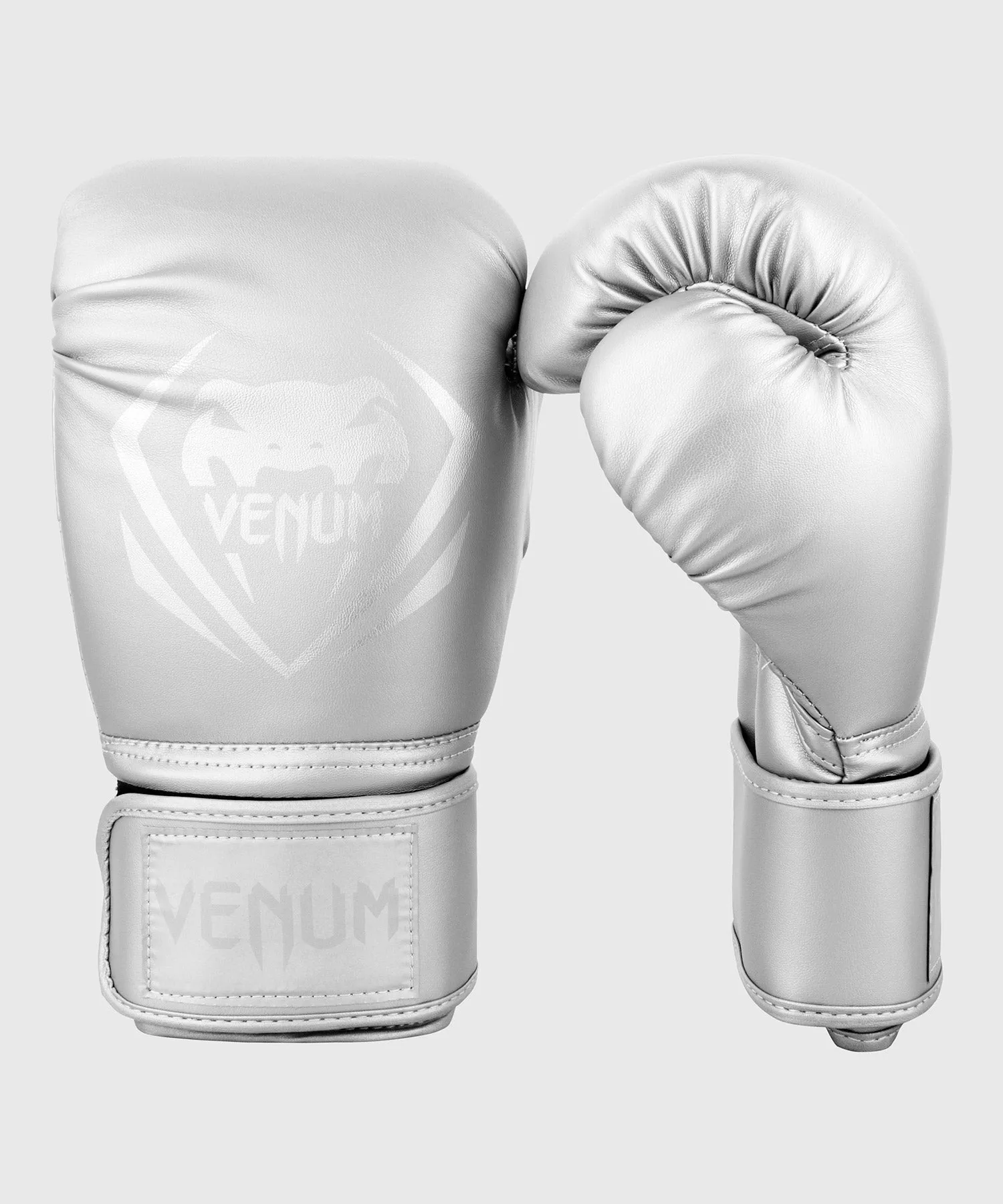 Venum Contender Boxing Gloves - Silver/Silver