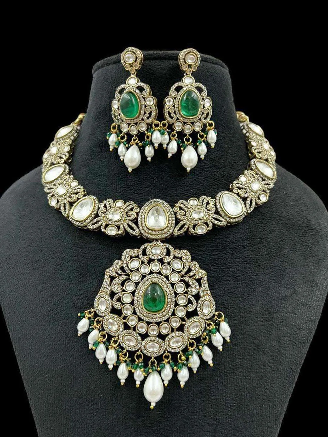 Victorian Necklace With Earrings