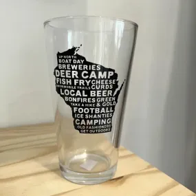 Wisco Pint Glass