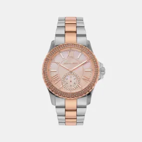 Women Everest Three-Hand Two-Tone Stainless Steel Watch MK7402