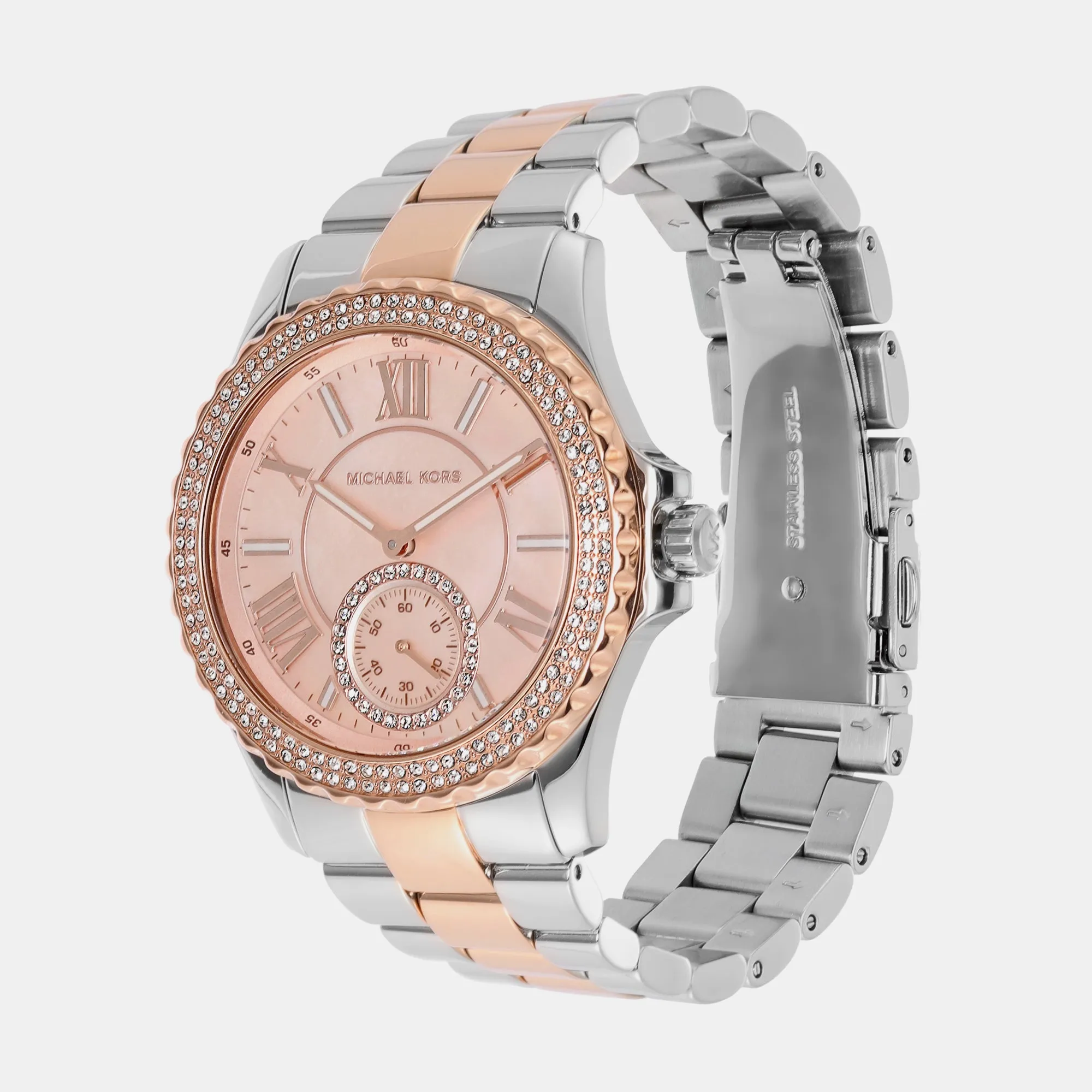 Women Everest Three-Hand Two-Tone Stainless Steel Watch MK7402