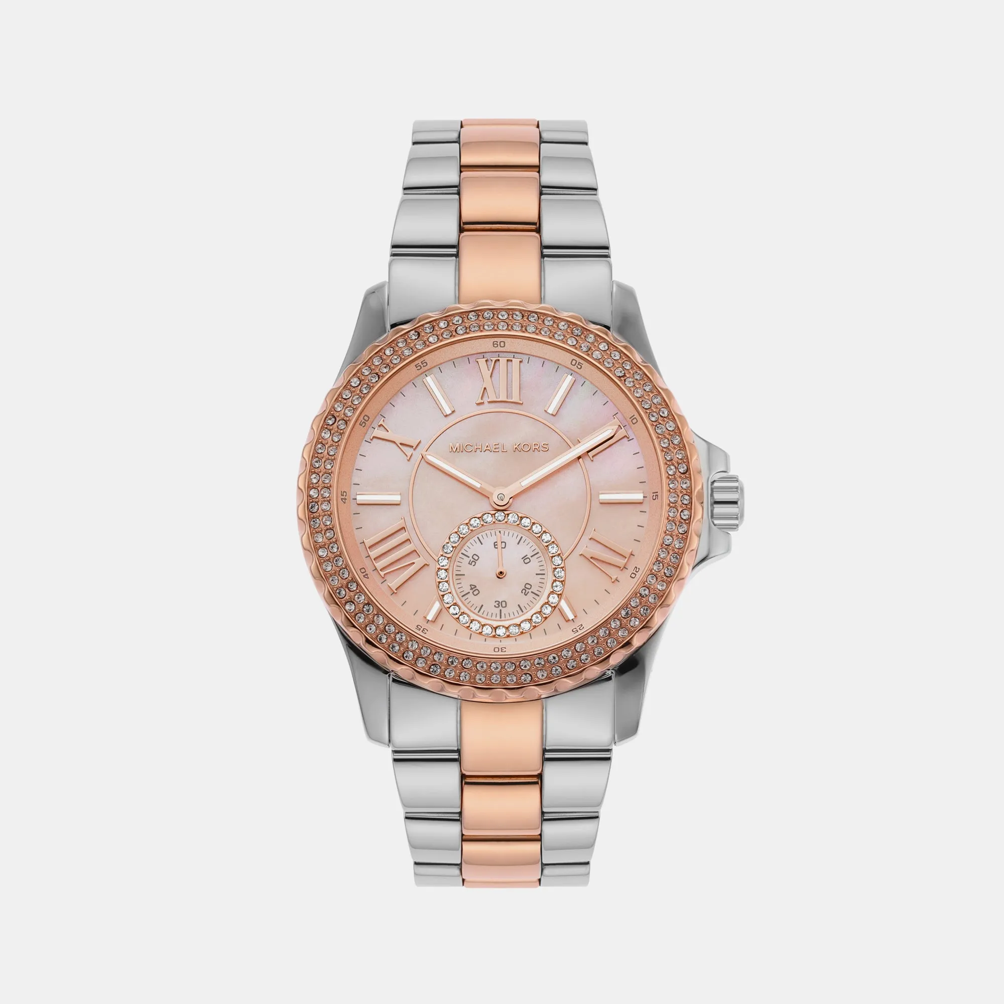 Women Everest Three-Hand Two-Tone Stainless Steel Watch MK7402