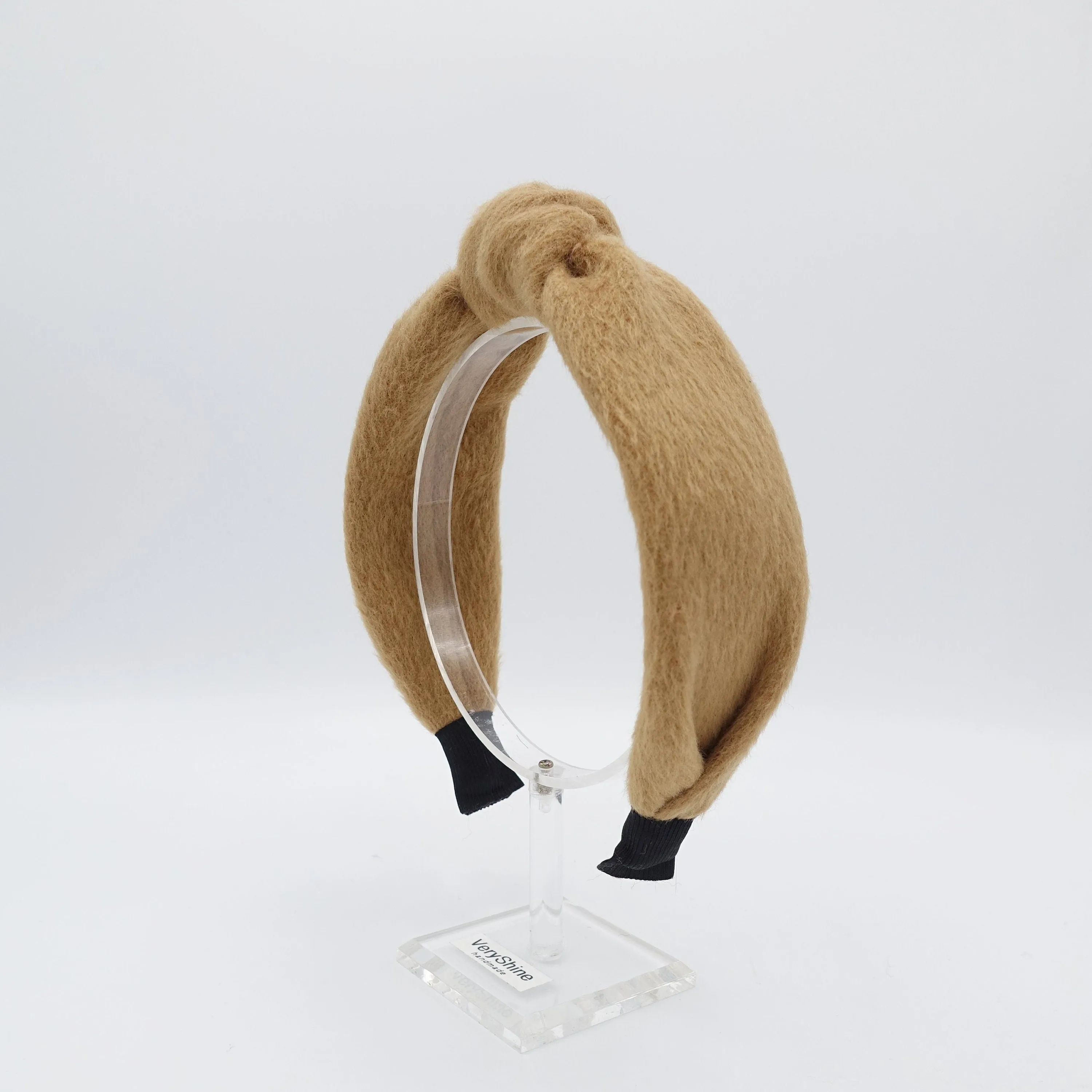 wool knot headband Winter fur fashion lambswool hairband women hair accessory