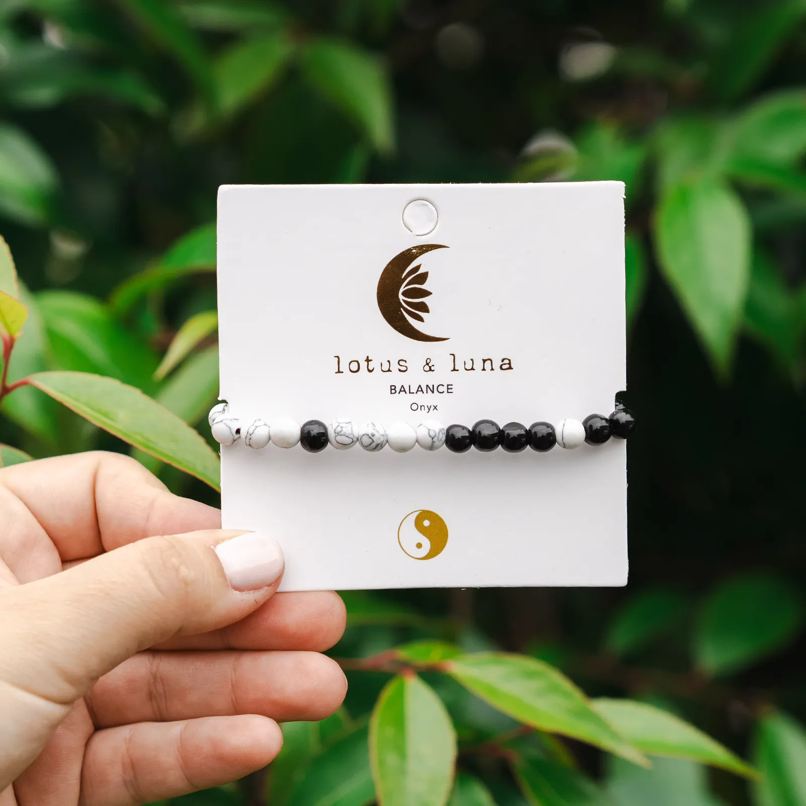 Yin Yang 6mm Healing Bracelet